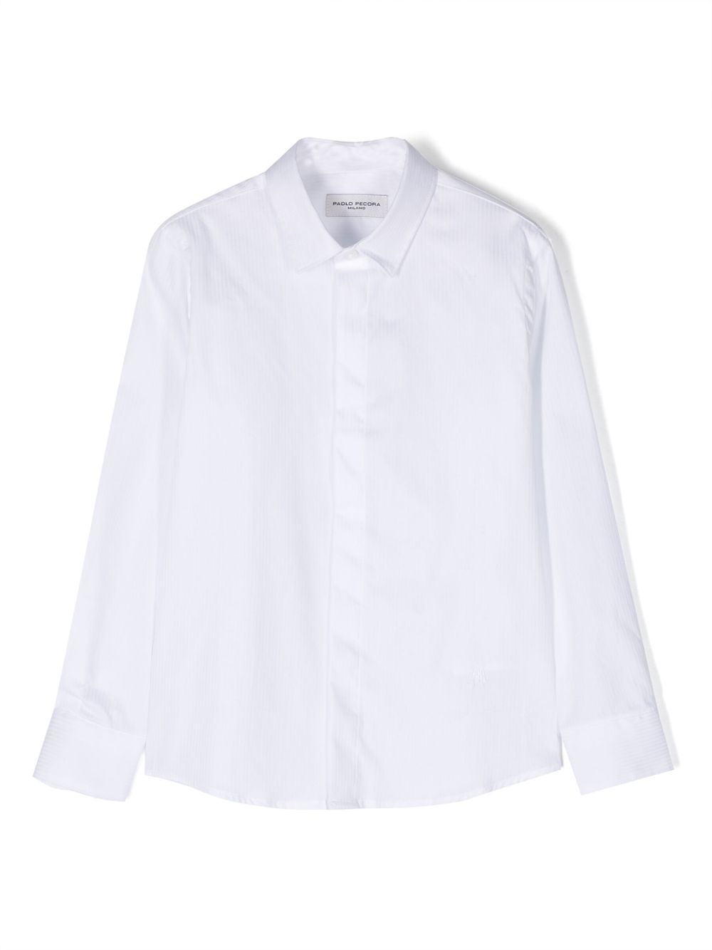 Longsleeved cotton shirt - White