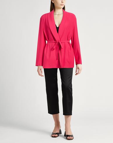 Woman Blazer Magenta Size 6 Viscose, Acetate