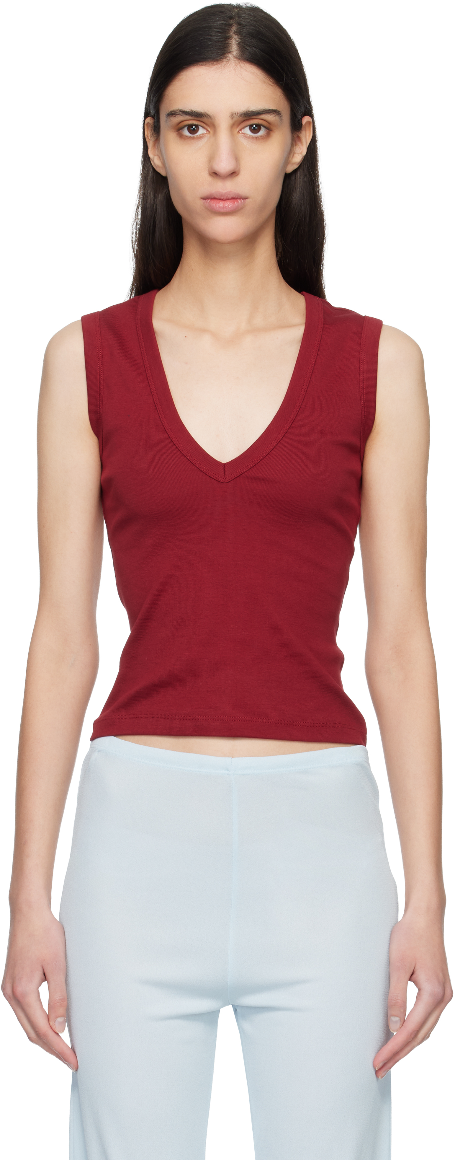 Red Dewi Tank Top