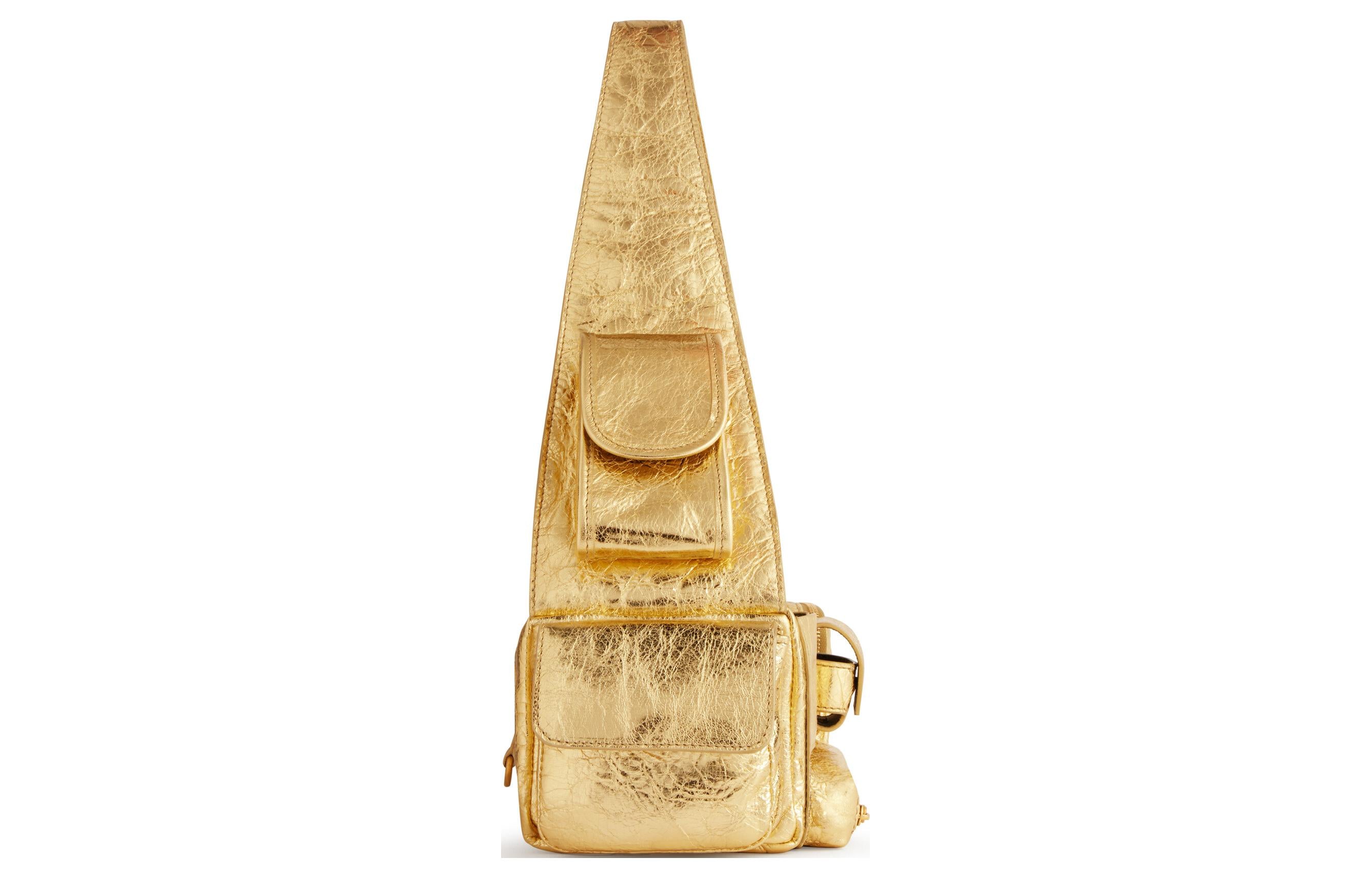 (WMNS) Superbusy Xs Sling Bag Metallized 'Gold'