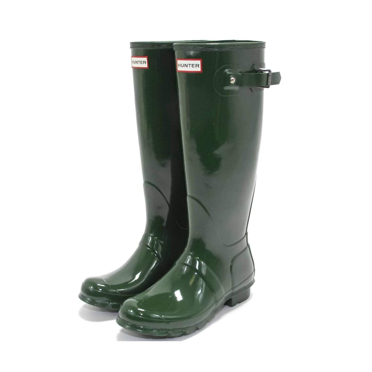 Women's Original Tall Gloss Rain Boot In Green