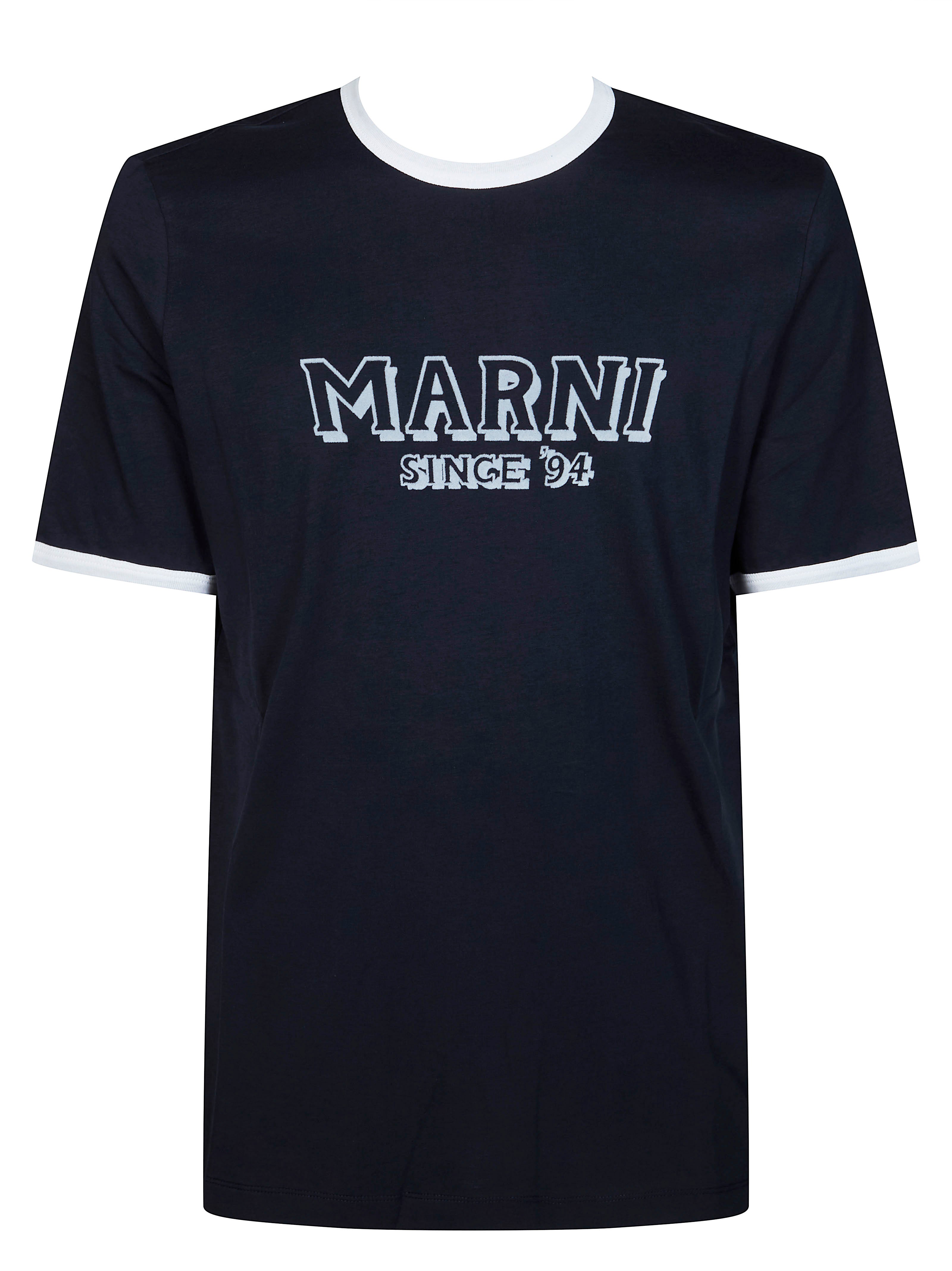 Cotton T-shirt with Contrast Trims
