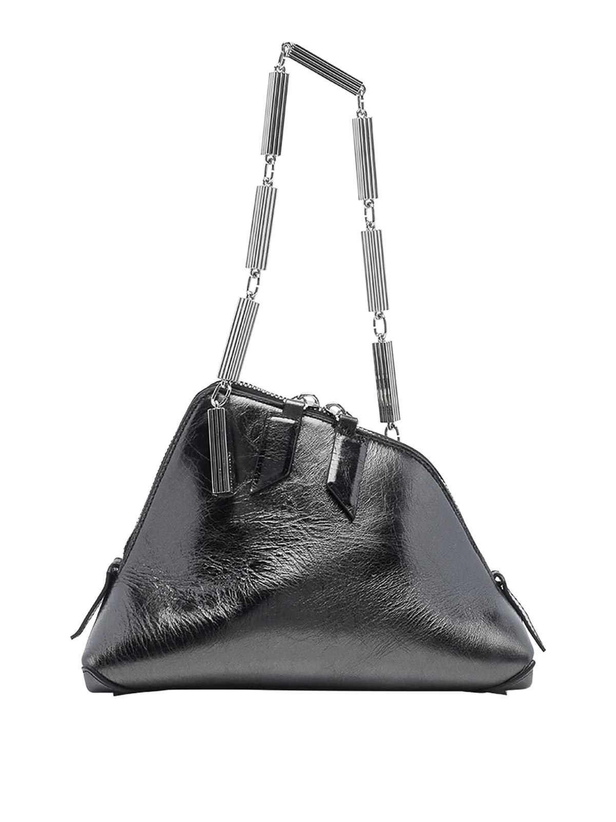 Silver La Scala Mini Clutch