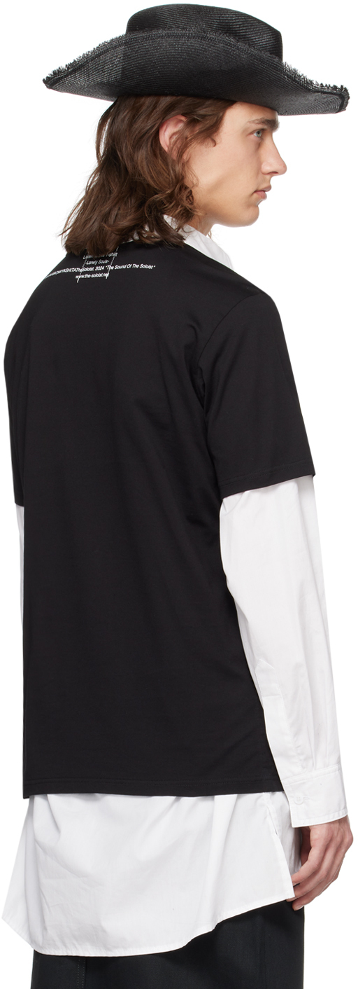 TAKAHIROMIYASHITA TheSoloist. Black 'The Sound Of The Soloist' T-Shirt