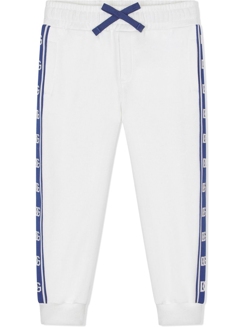 DG logo-tape track trousers - White