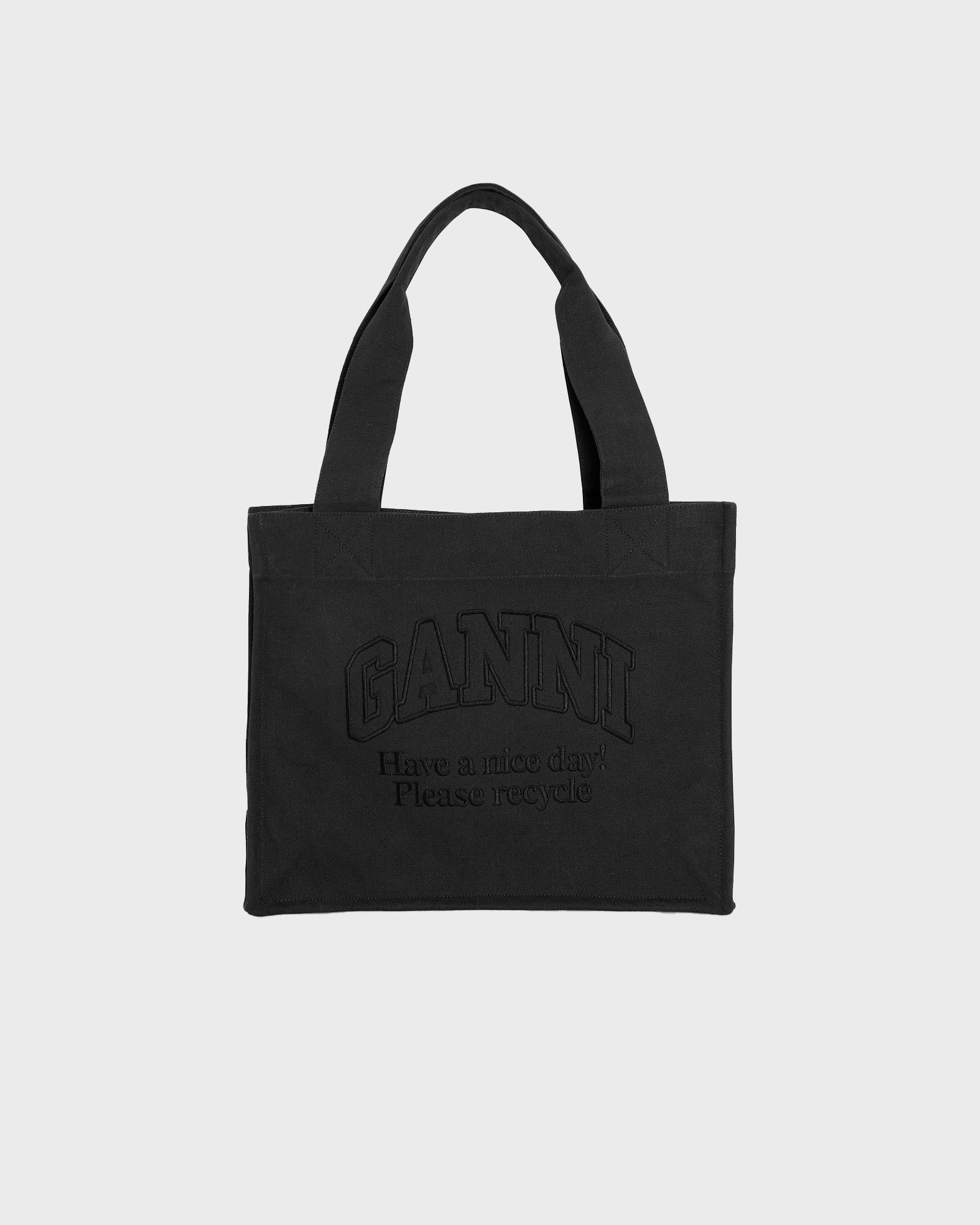 Ganni Bag Large Easy Shopper Tote Phantom ONESIZE