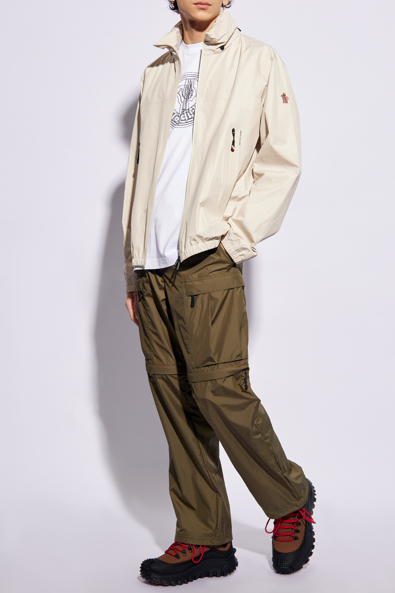 Trousers With A Detachable Panels, Men's, Green