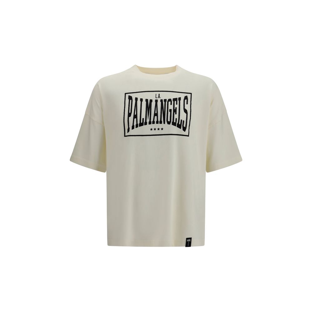 Logo-Printed Cotton T-Shirt — Beige