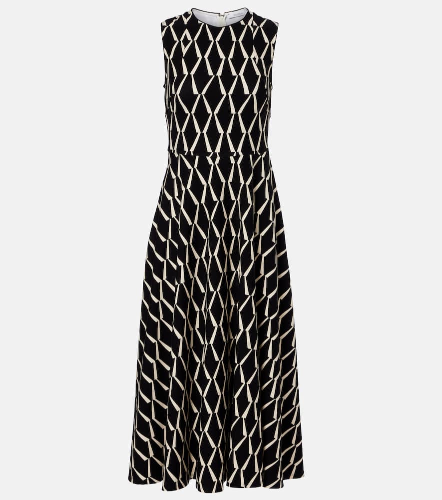 Lampara cotton-blend midi dress