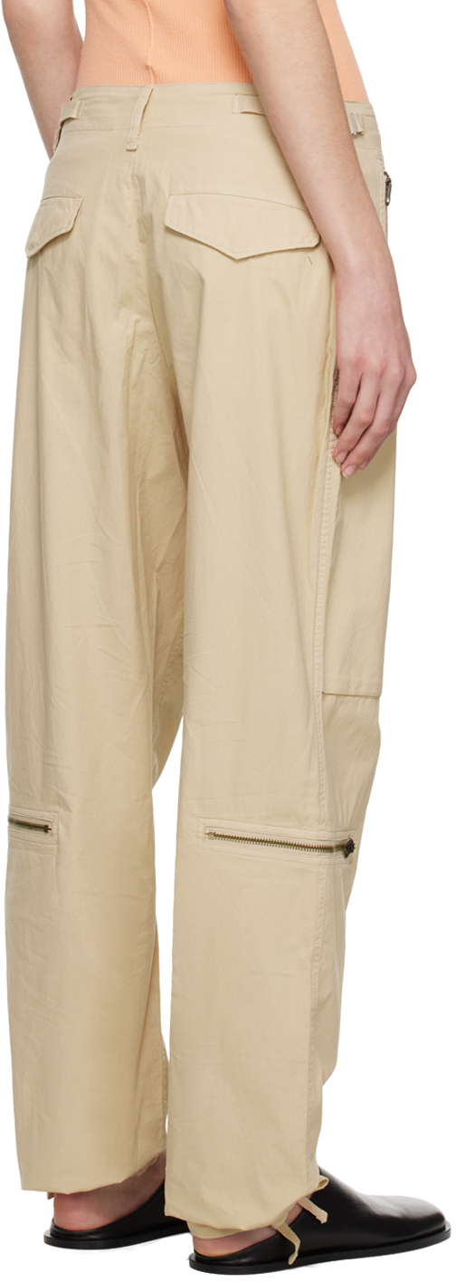 Beige Kai Flight Slacks