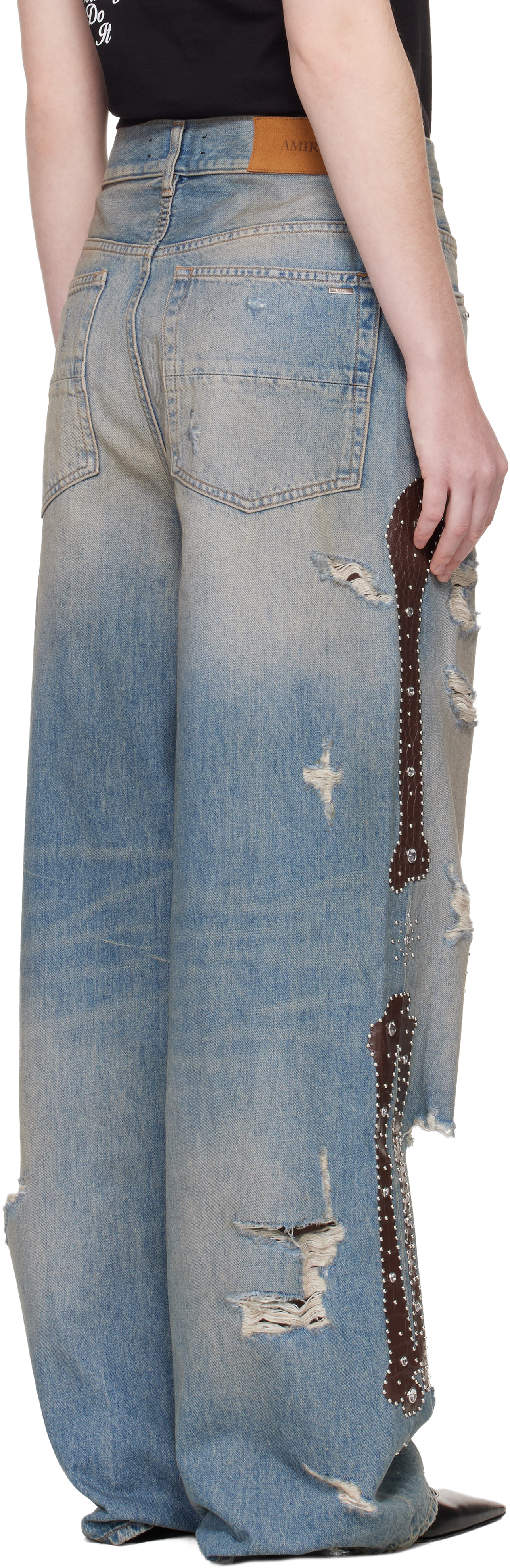 Blue Bones Studded Jeans
