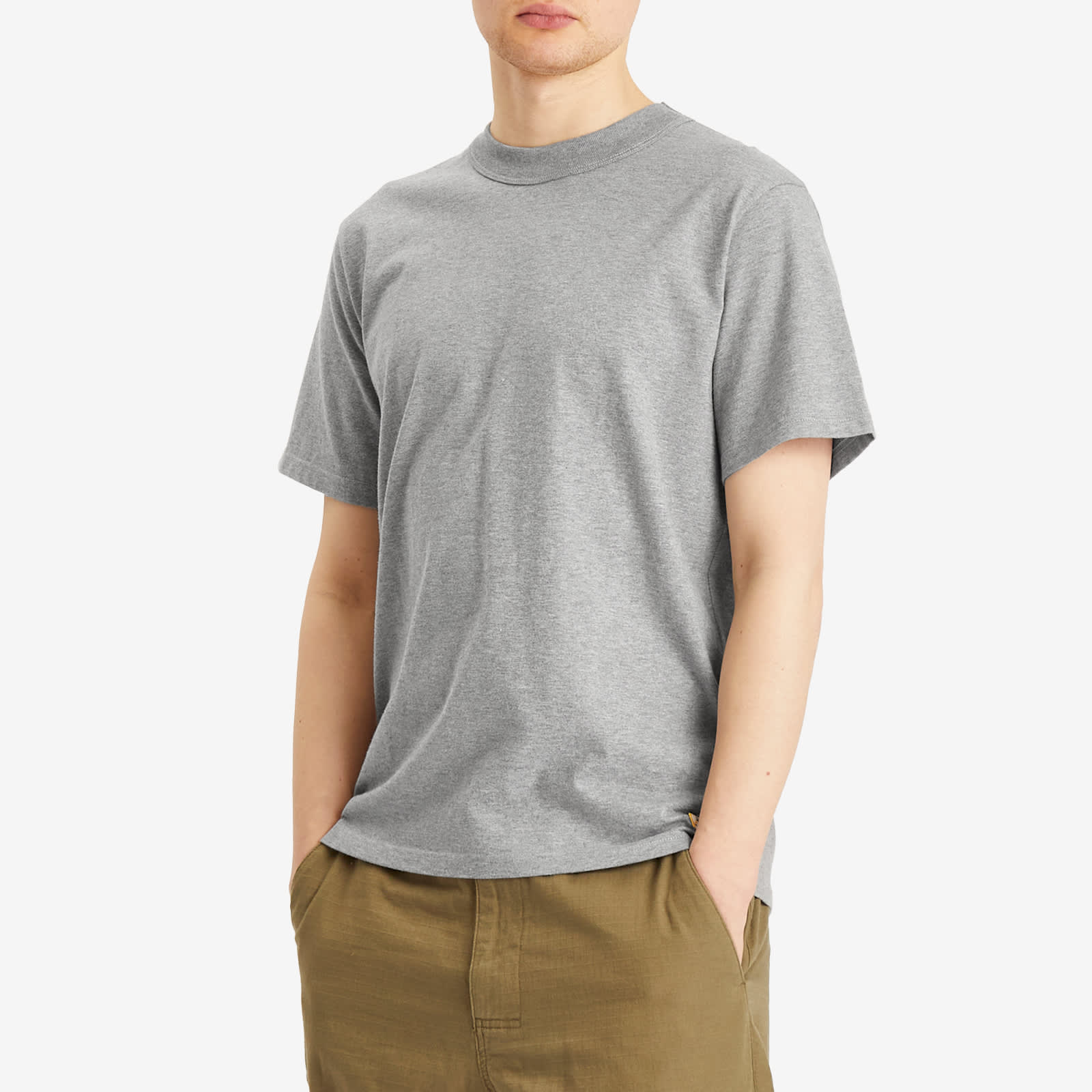 Armor-Lux Men's 70990 Classic T-Shirt in Misty Grey