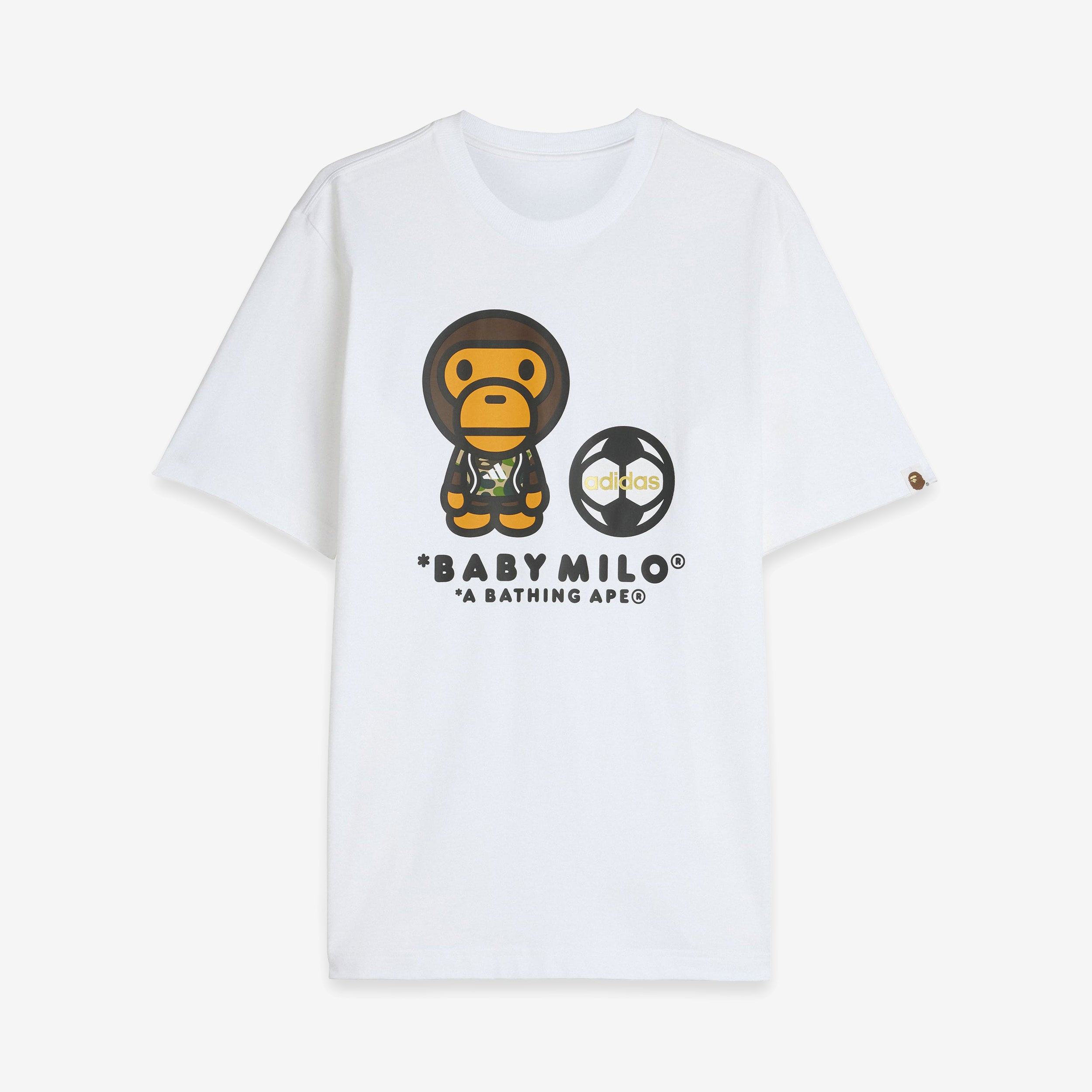 Adidas Short Sleeve Milo T-Shirt x BAPE - WHITE - unisex