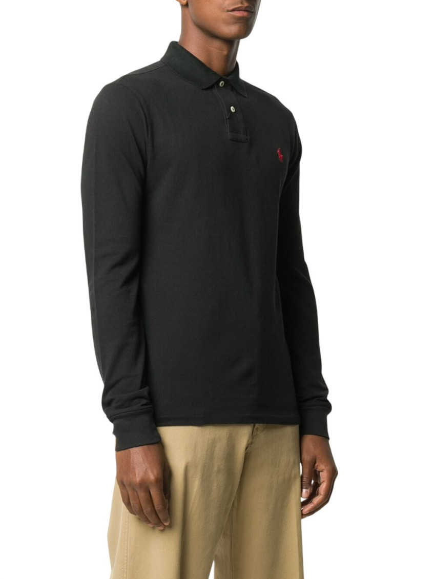 Logo Embroidered Polo Shirt