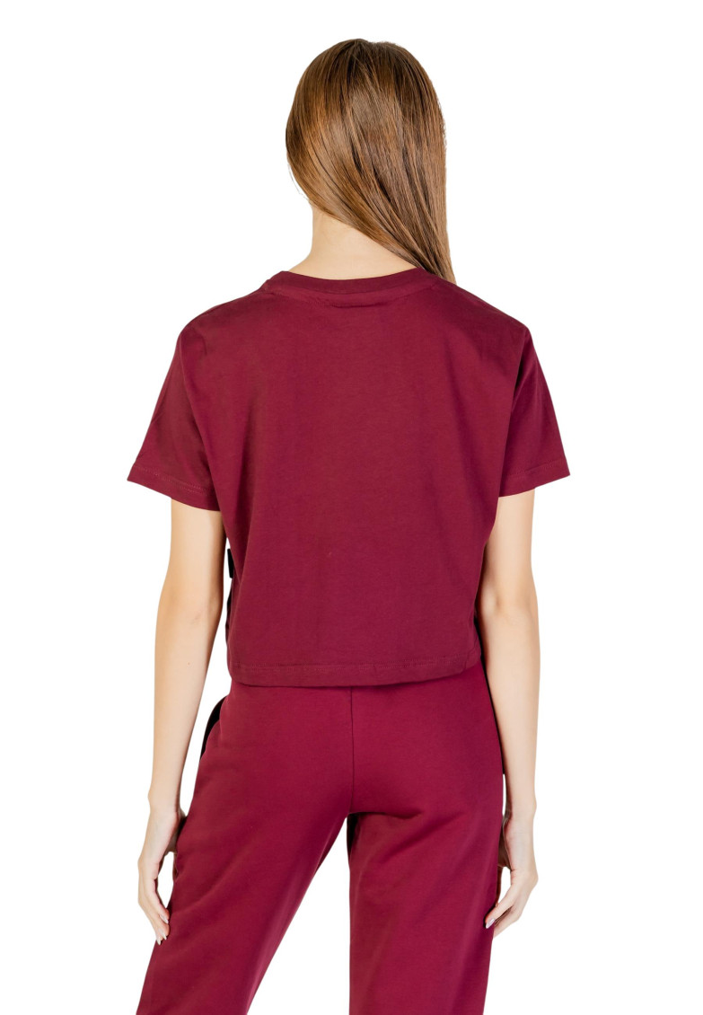 Maroon Logo Crew Neck T-Shirt