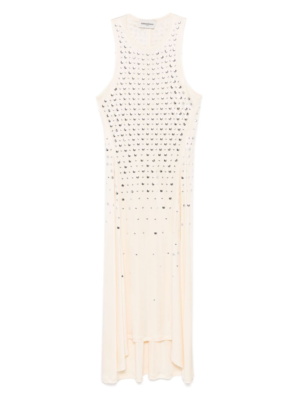 Sonia Rykiel asymmetric tank dress - Neutrals