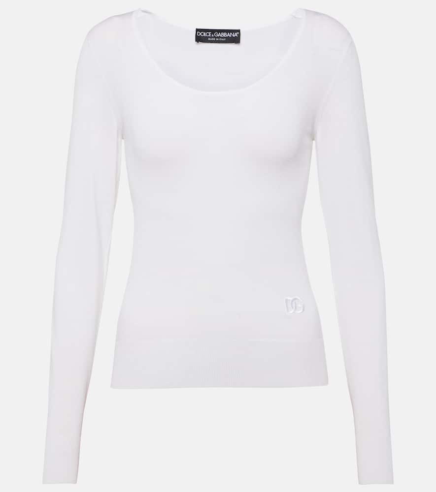 Silk-blend sweater