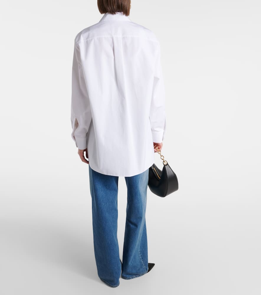 Oversized cotton shirt