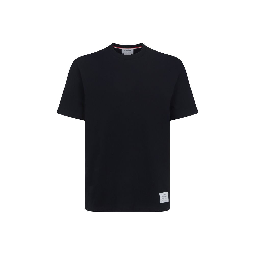 Cotton Crew Neck T-Shirt — Black