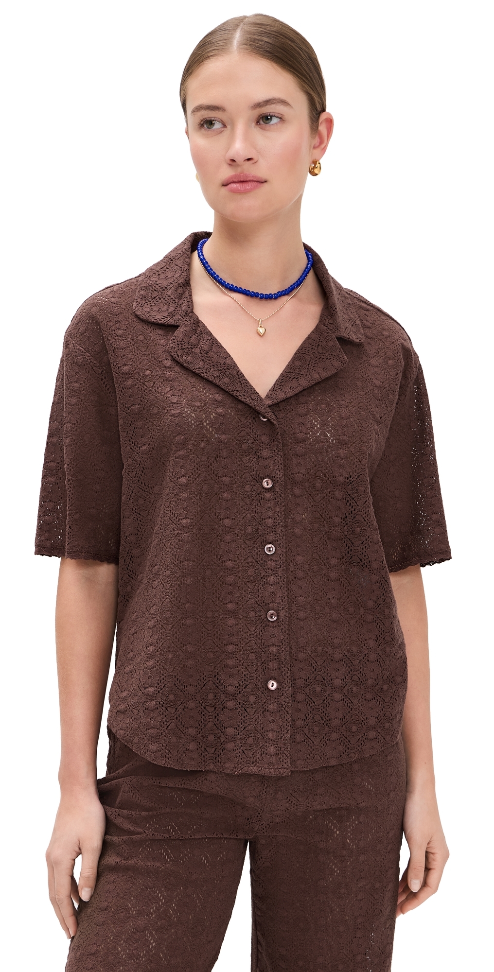 Inez Shirt Walnut