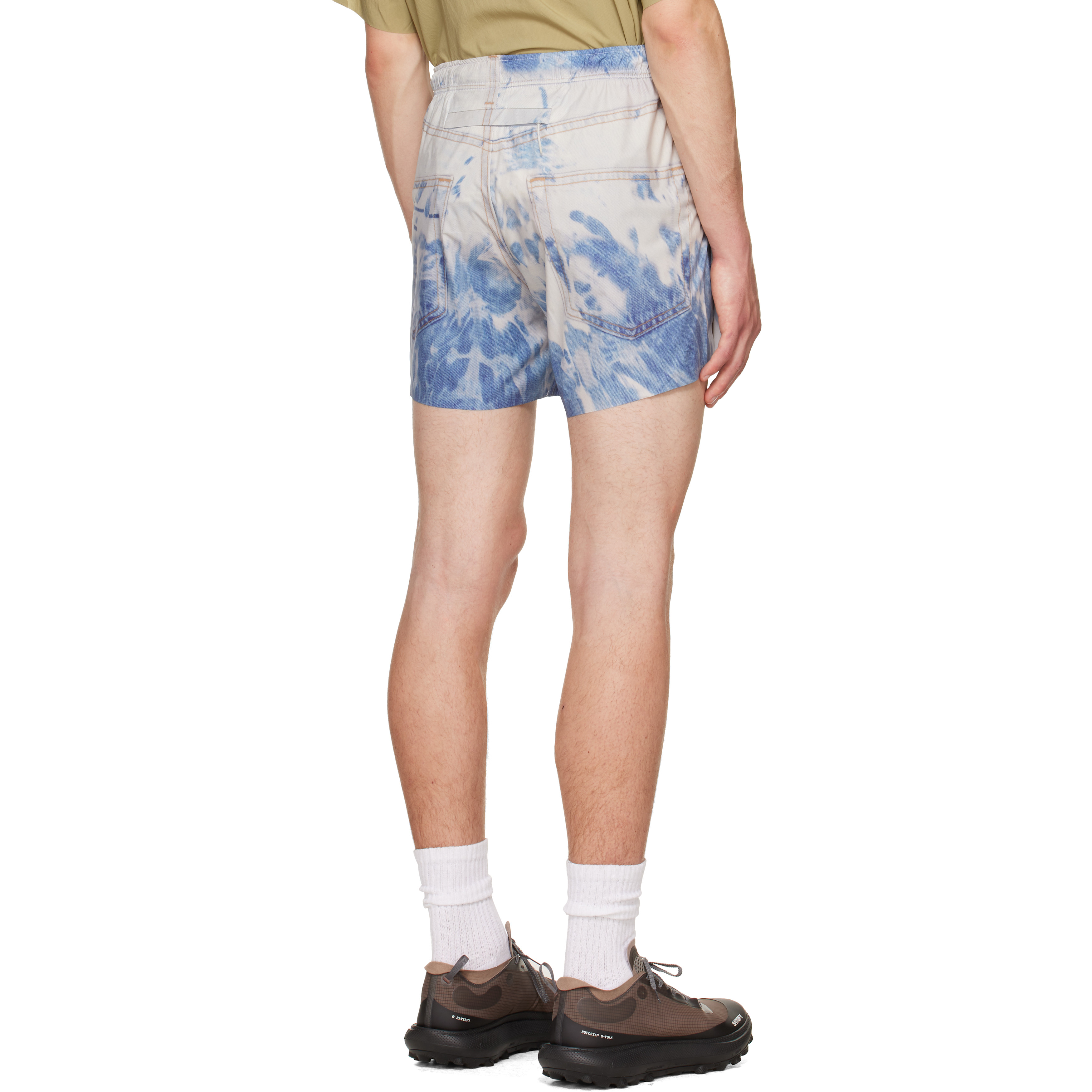 Blue PeaceShell Unlined Shorts