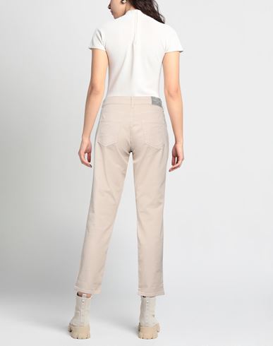 Denny Rose Woman Pants Beige Size 26 Cotton, Elastane