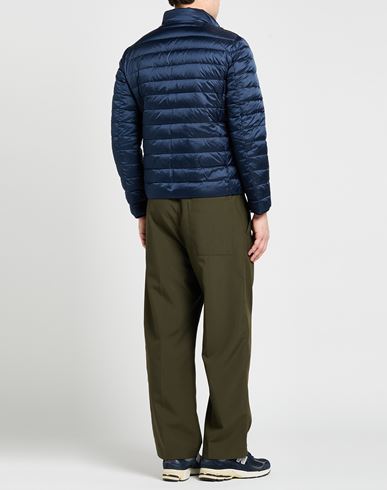 Man Puffer Blue Size 38 Polyamide
