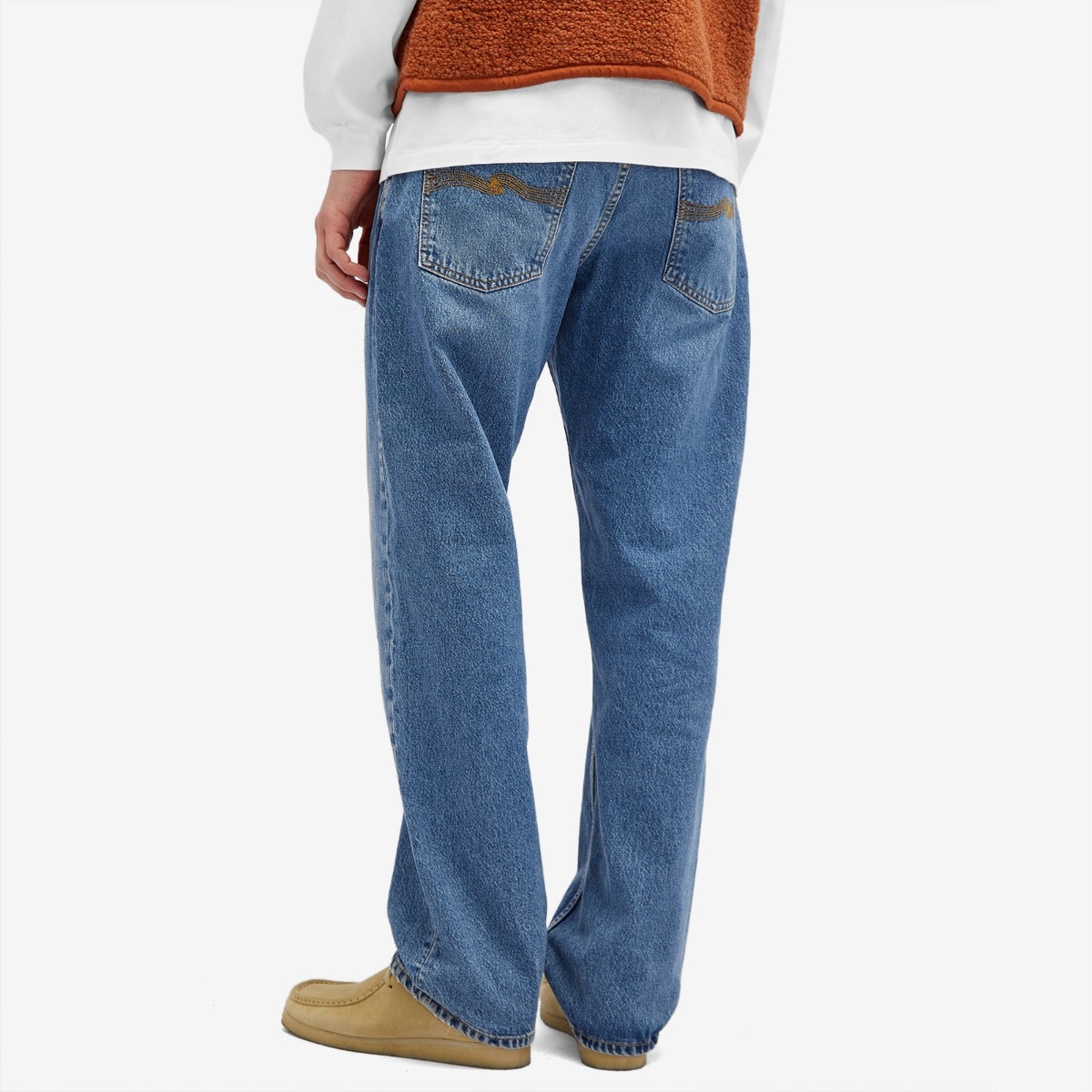 Men's Nudie Rad Rufus Jeans in Indigo Blues