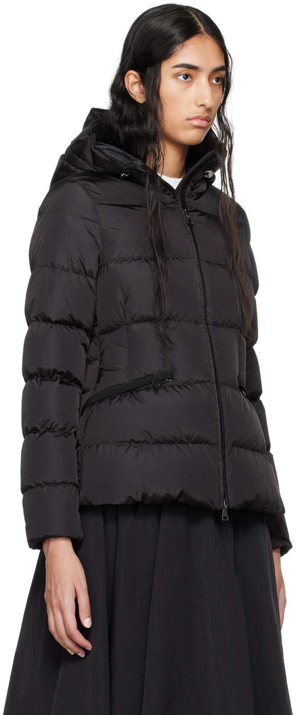 Moncler Black Avoce Short Down Jacket