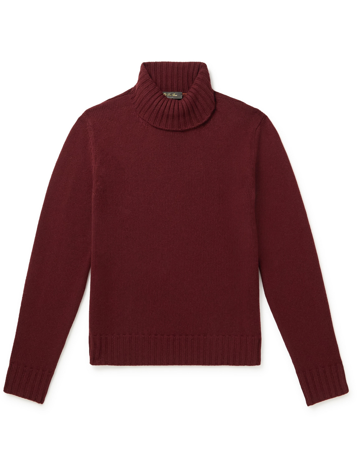 Grafton Cashmere Rollneck Sweater - Men - Burgundy - IT 48