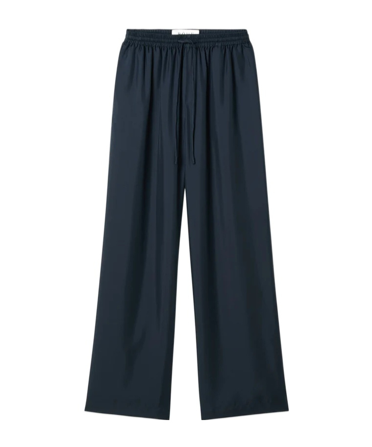 Wide Leg Silk Pants