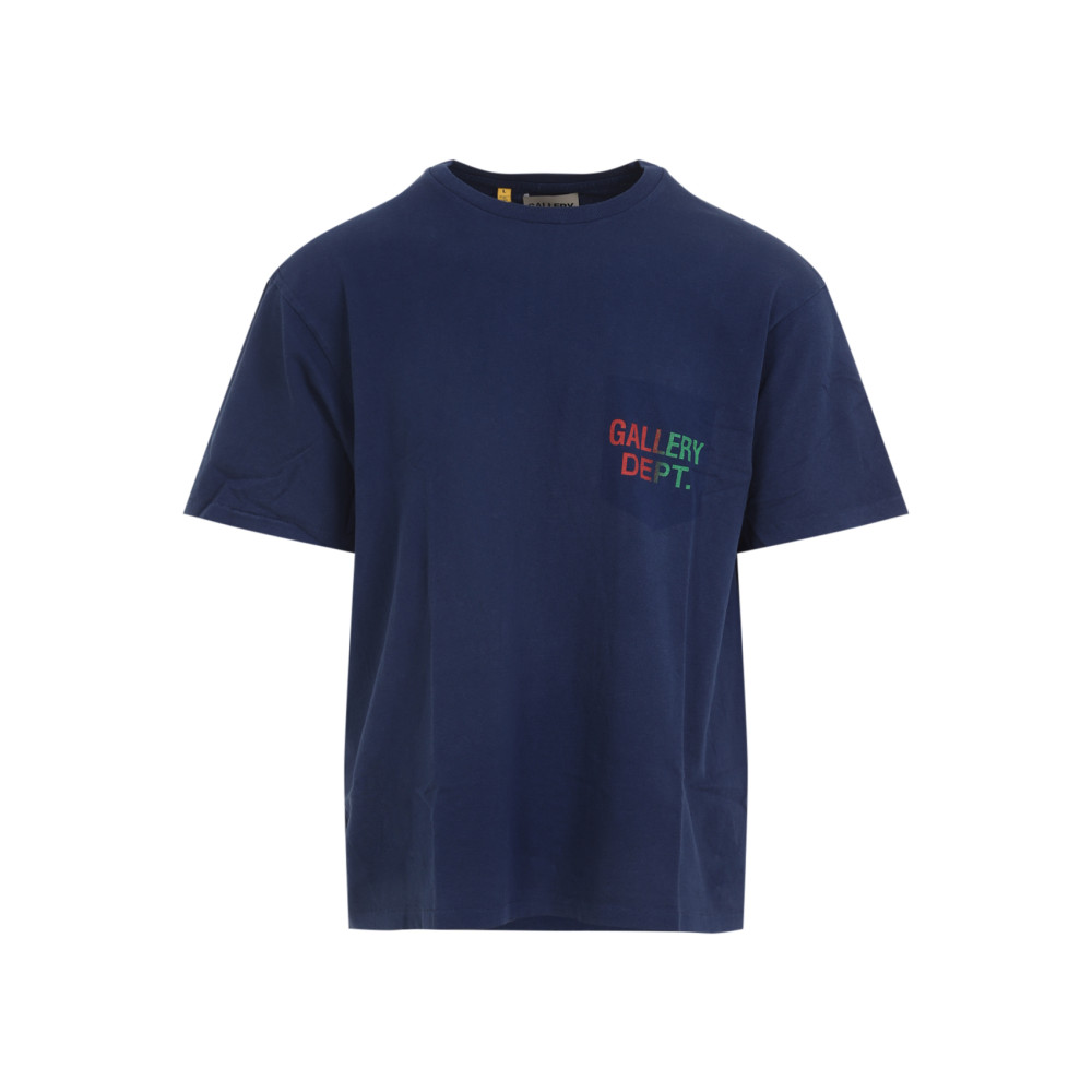 Navy Blue Cotton Boardwalk Tee