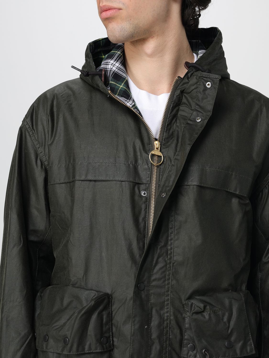 Coat BARBOUR Men color Green