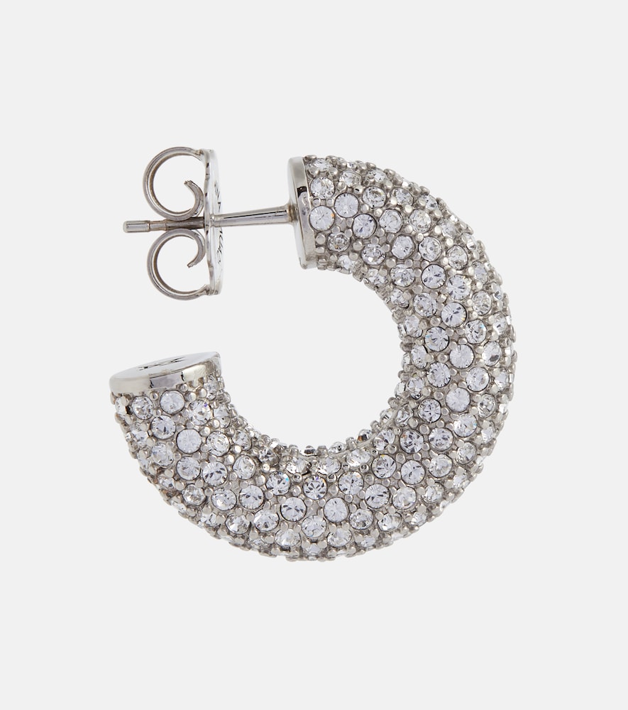 Amina Muaddi Cameron Mini embellished earrings