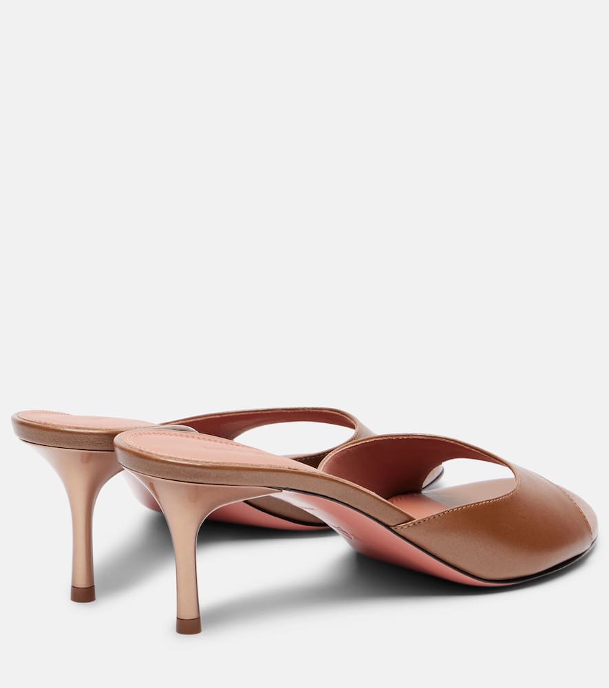 Jeanne 60 leather mules