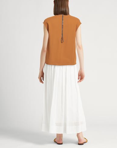 Fabiana Filippi Woman Top Tan Size 10 Cotton