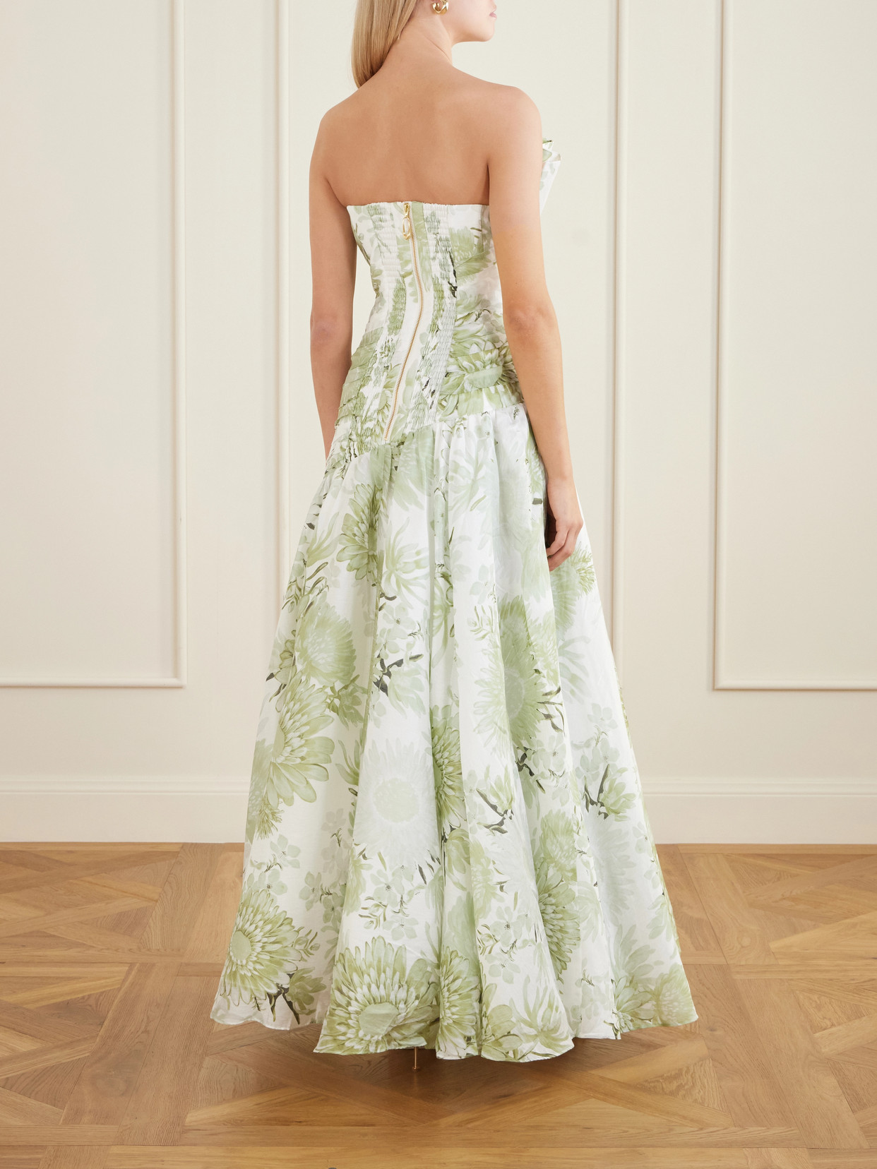 Reflector Organza Gown - Green