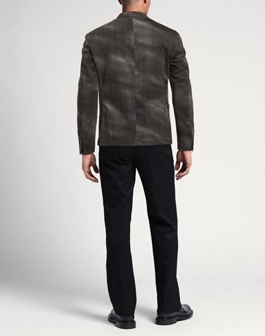 Man Blazer Grey Size 38 Polyester, Elastane