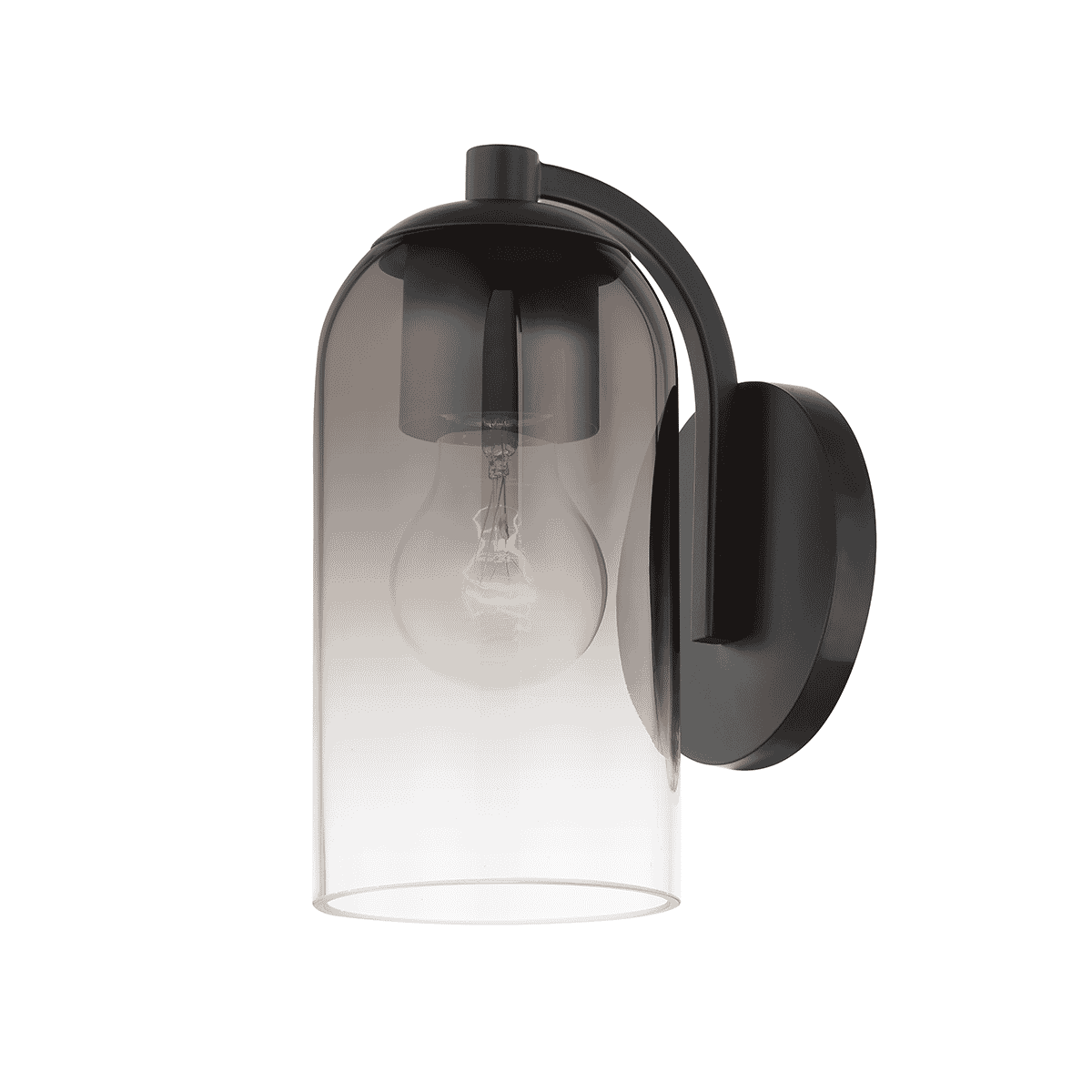 Soft Black One Light Bath and Vanity from the Maverick Collection