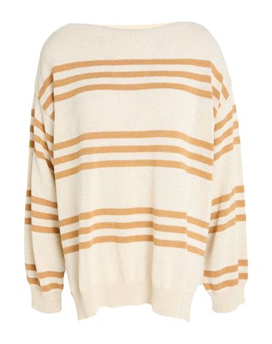 Woman Sweater Sand Size S Cotton, Polyamide, Metallic fiber