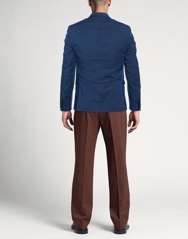 Man Blazer Midnight blue Size 36 Polyester, Viscose, Elastane