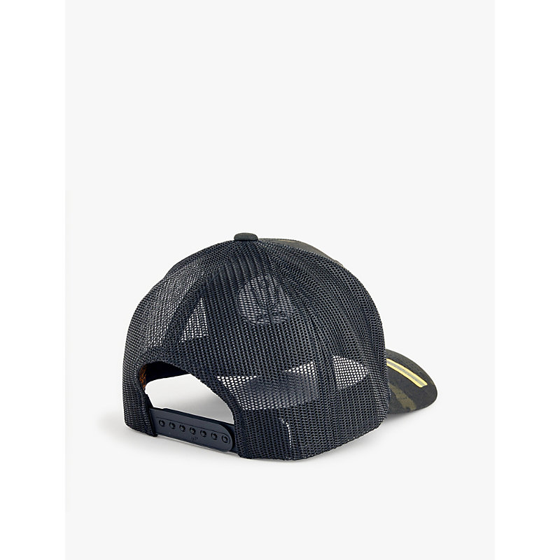 Mens Blackcam Camo-pattern Cotton Cap 