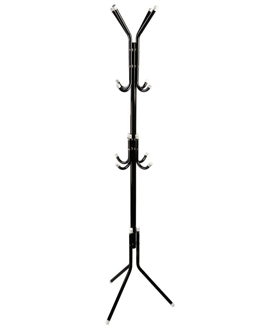 Black Coat Rack Organizer