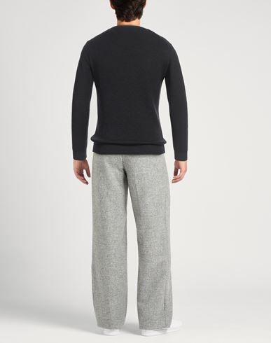 Man Sweater Charcoal Size 36 Merino Wool