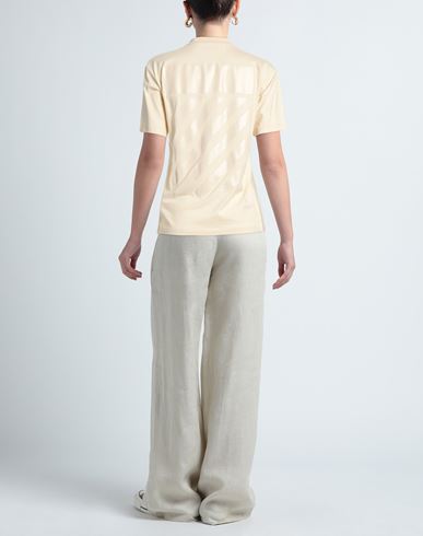 Off-white Woman T-shirt Beige