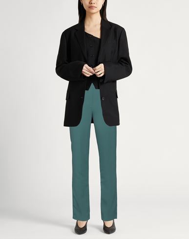Annarita N Woman Pants Sage green Size 14 Polyester, Elastane
