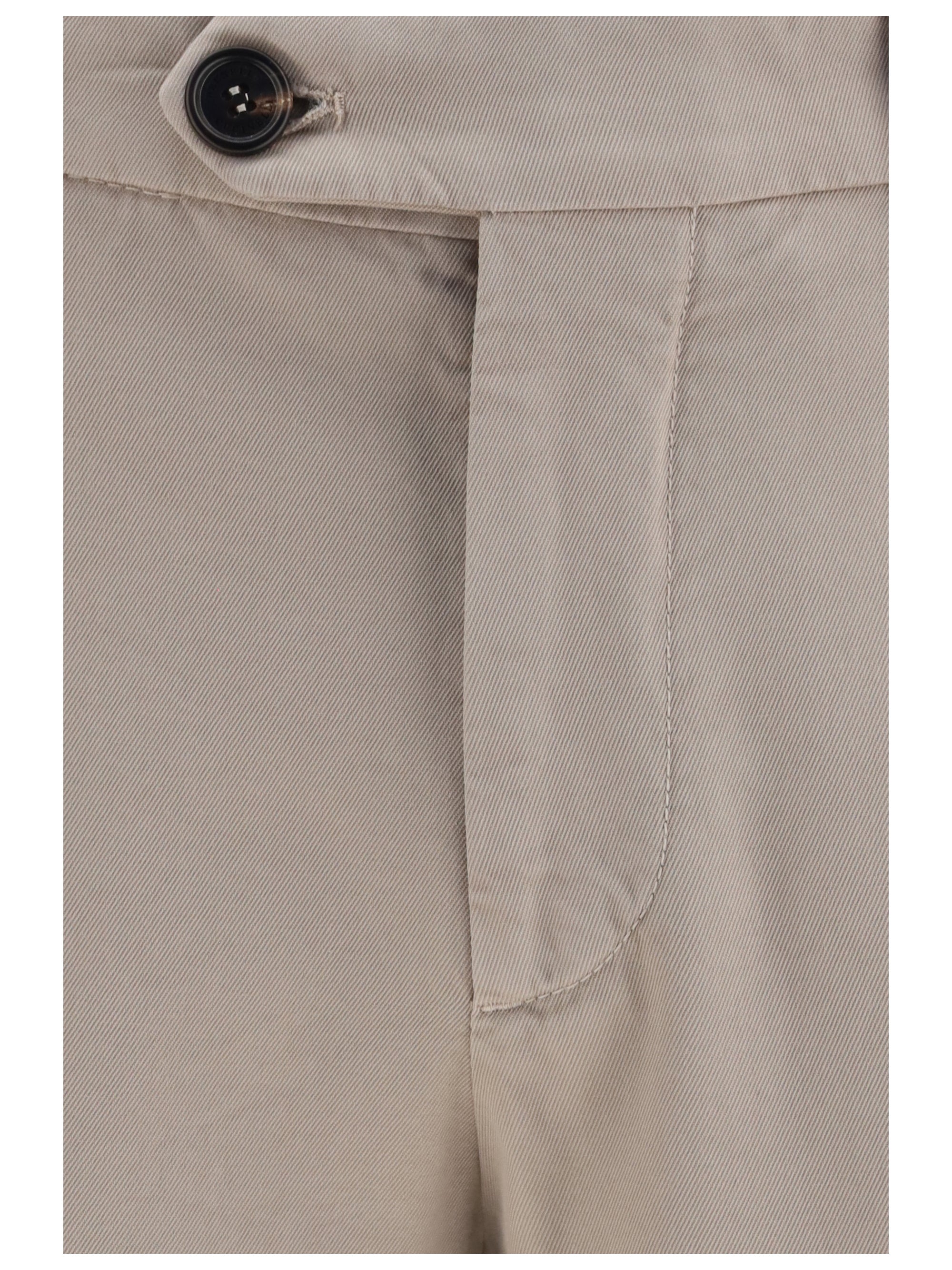 Dyed Cotton Trousers — Gray