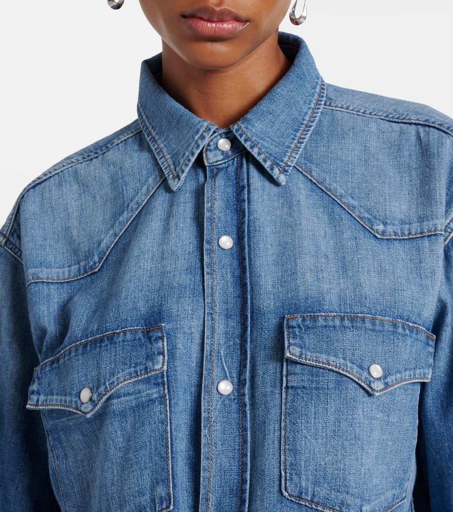 Kayla denim shirt