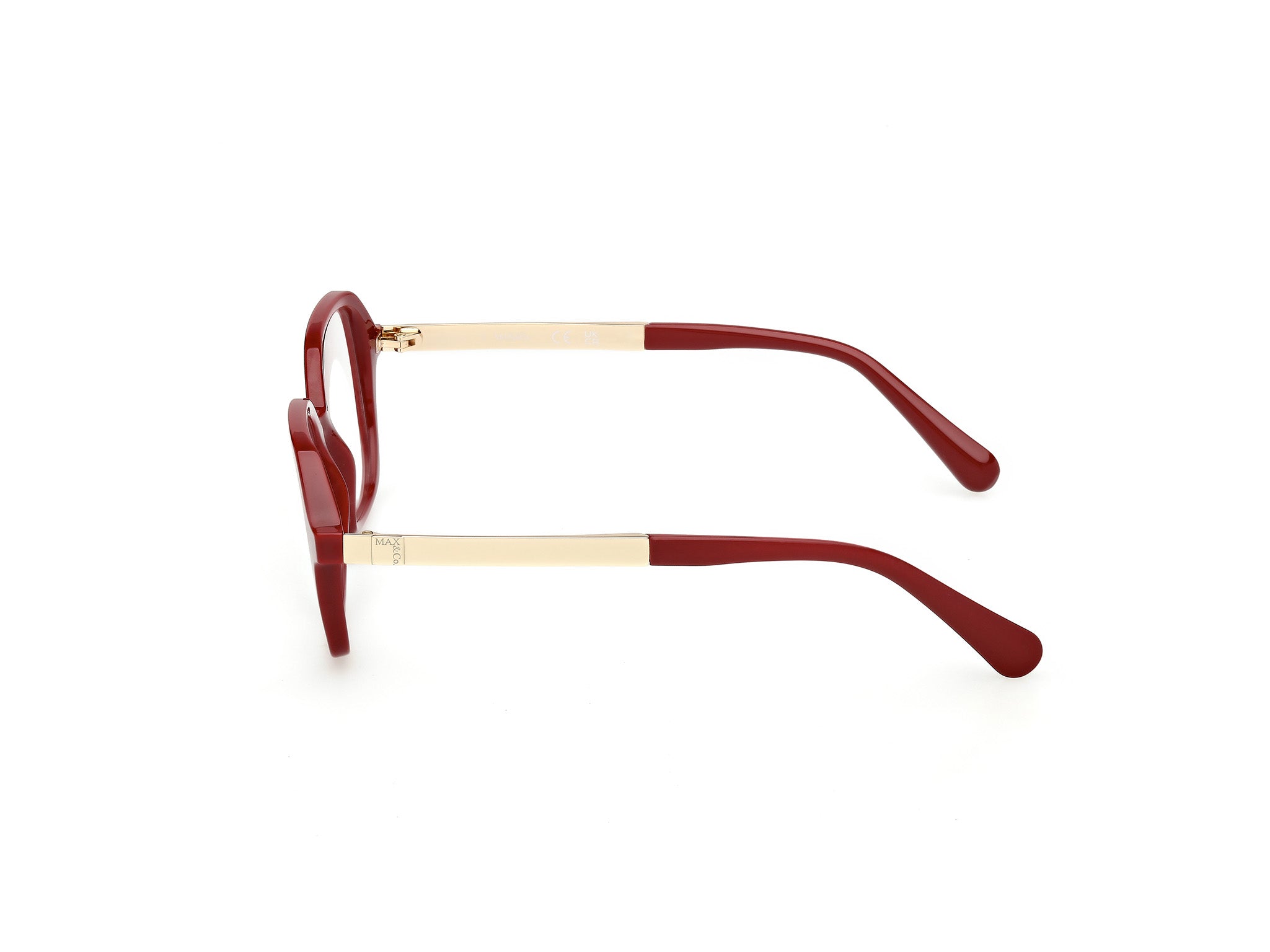 MAX&Co Mujer MAX&Co MO5190 066 Monturas ópticas Inyectado Rojo Geométrico Norma
