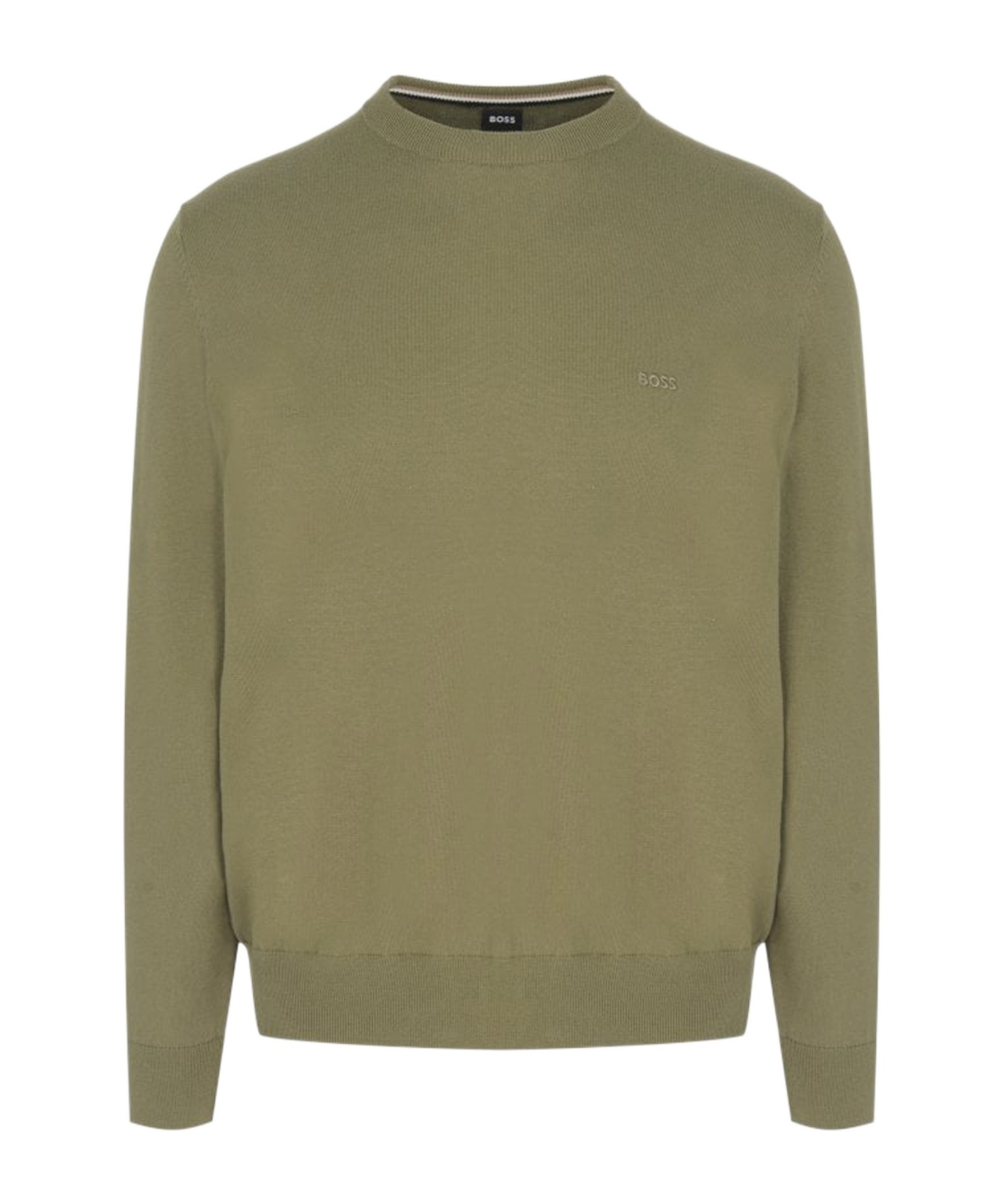 Embroidered logo cotton sweater